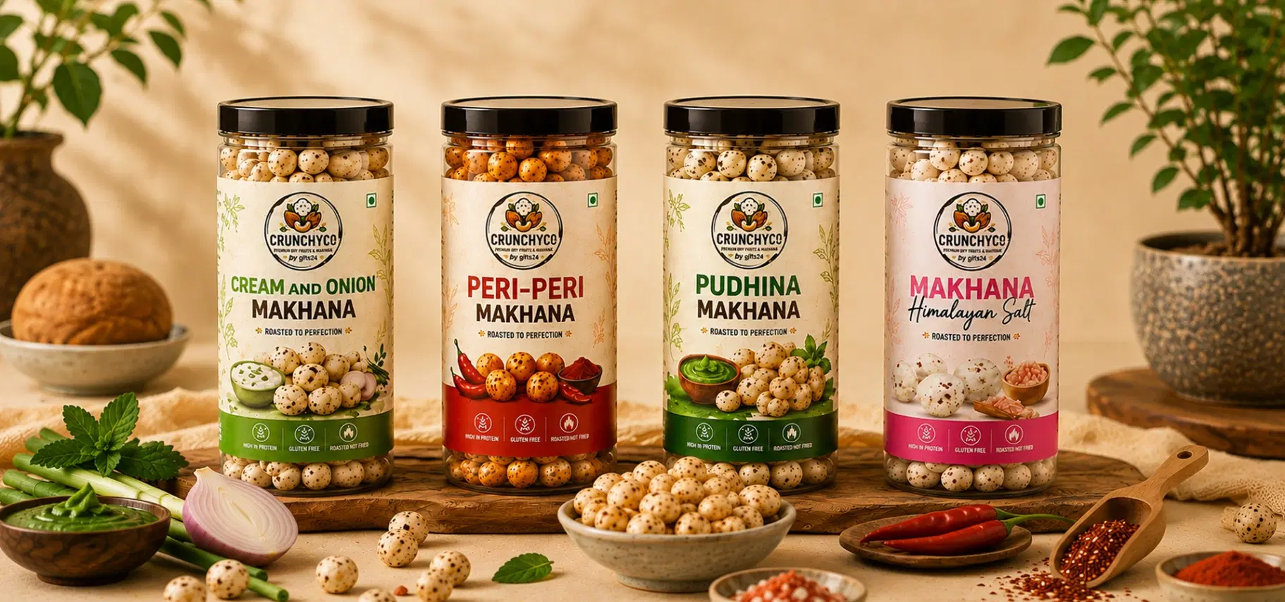 Flavourful Makhanas
